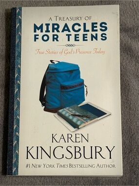 💥 $5 if bundled - A Treasury of Miracles for Teens by Karen Kingsbury Paperback